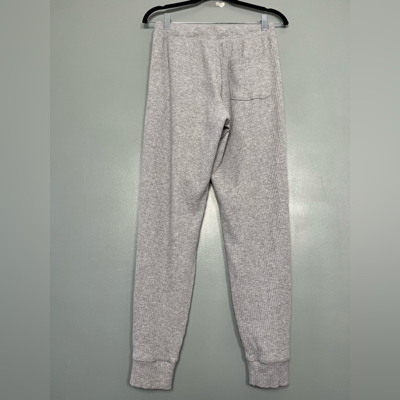 Alo Yoga Muse Sweatpant Joggers Ribbed Athletic Heather Grey Women’s Size S - Picture 4 of 10